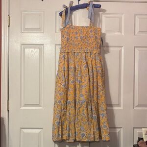 Nautica Floral Yellow and Blue women Dress